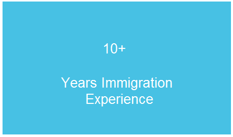 10 plus years of immigration experience