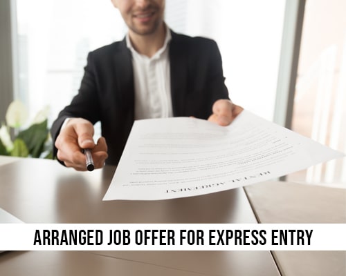 Arranged employment offer in Canada